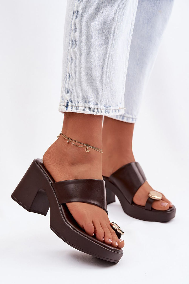  Heeled sandals model 225376 Step in style 