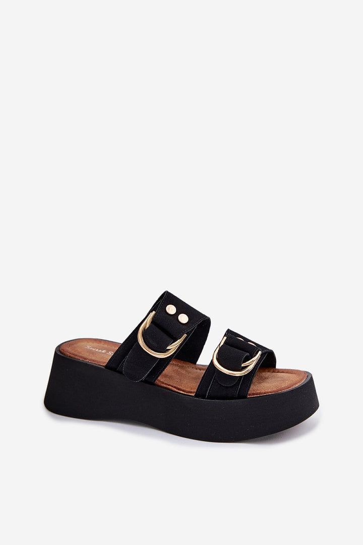  ~Klapki na platformie model 226359 Step in style 