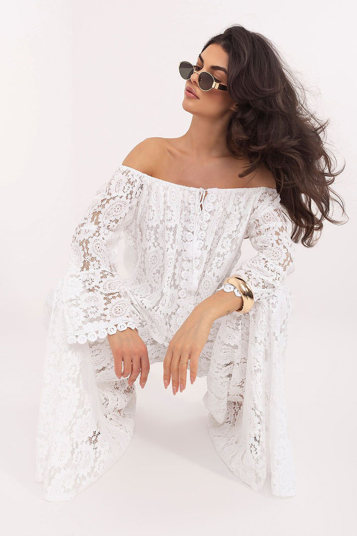  Lace pants model 226611 Italy Moda 