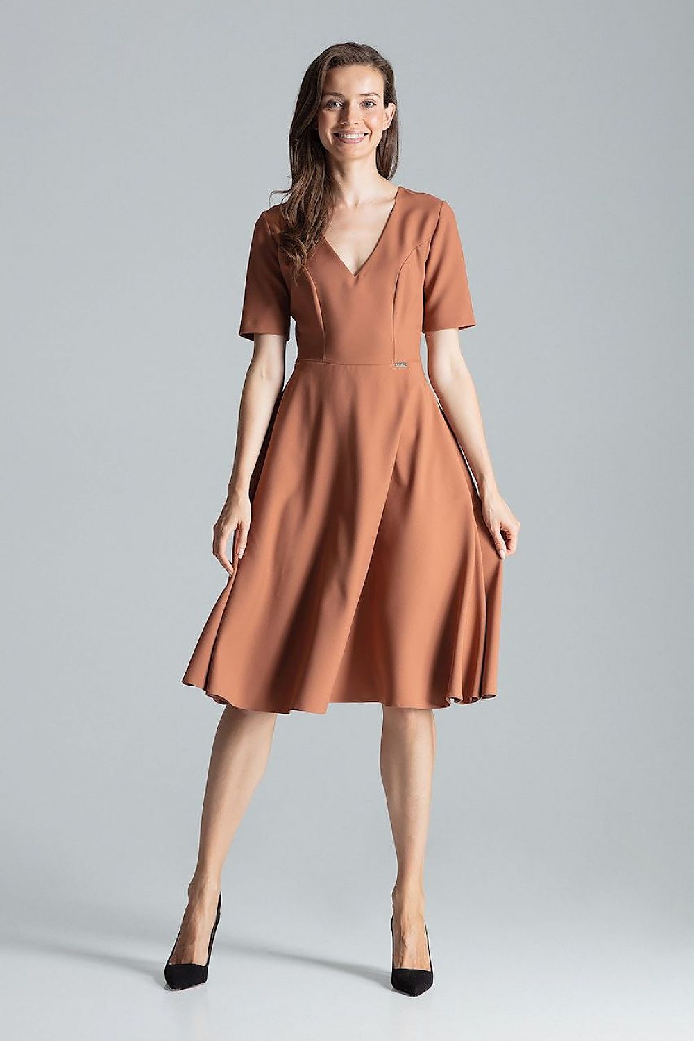 Short-sleeved unlined  Daydress  Figl