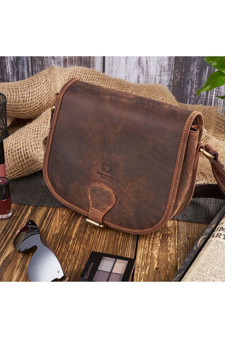 Natural leather bag Galanter