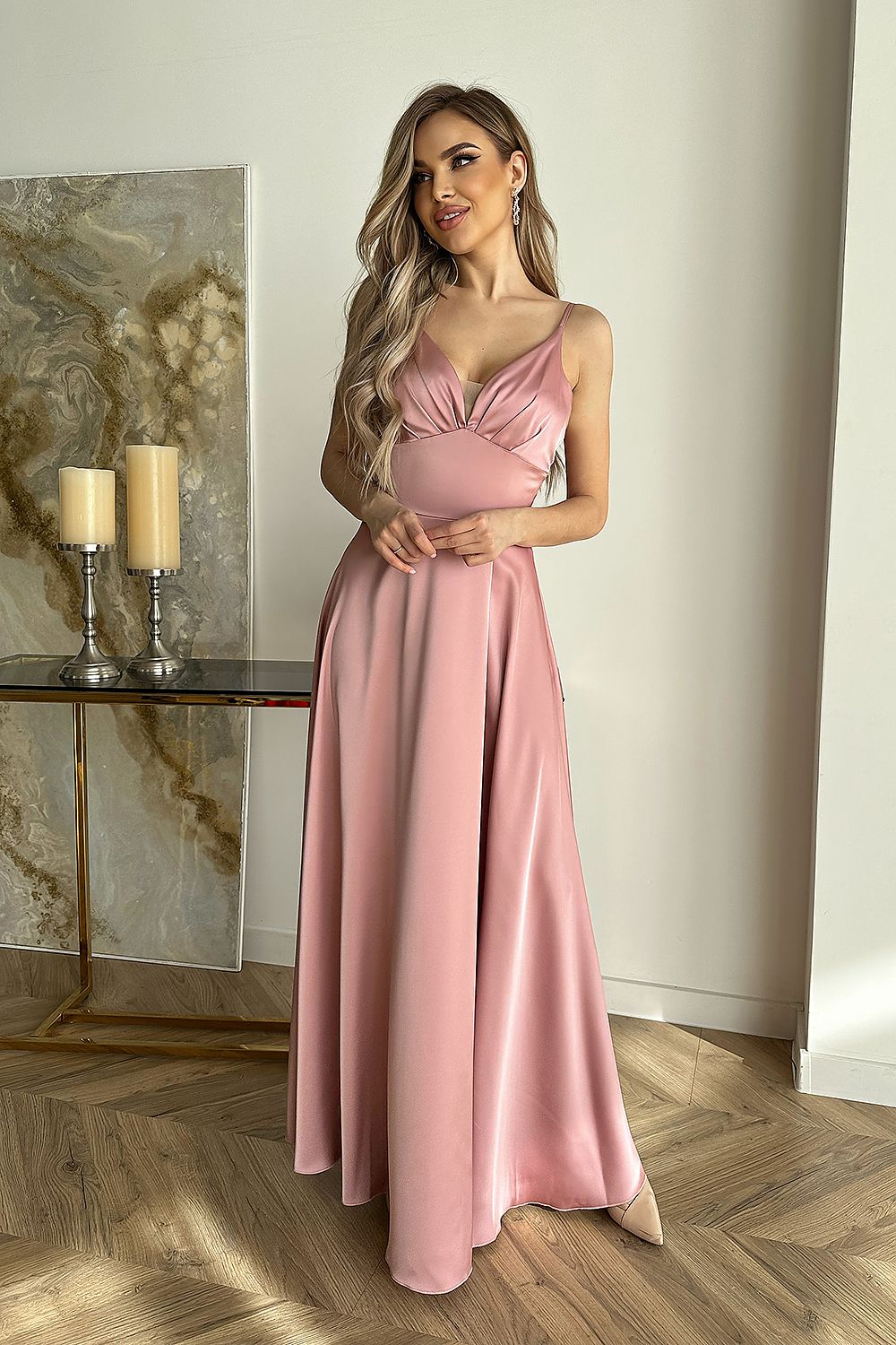 Evening dress Bicotone