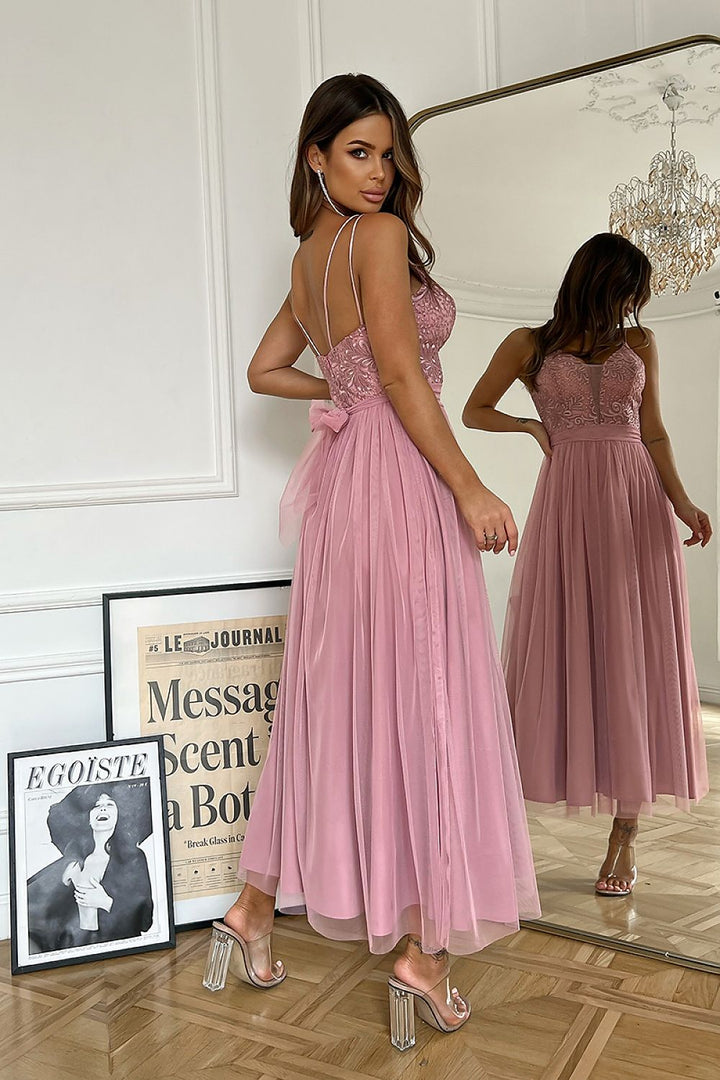 Evening dress Bicotone