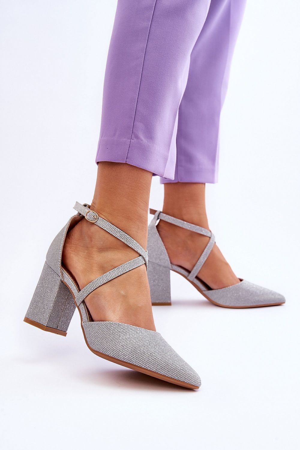 Block heel pumps Step in style