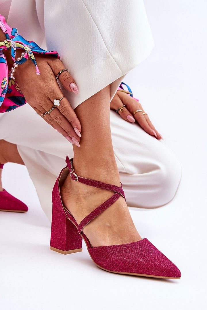 Block heel pumps Step in style