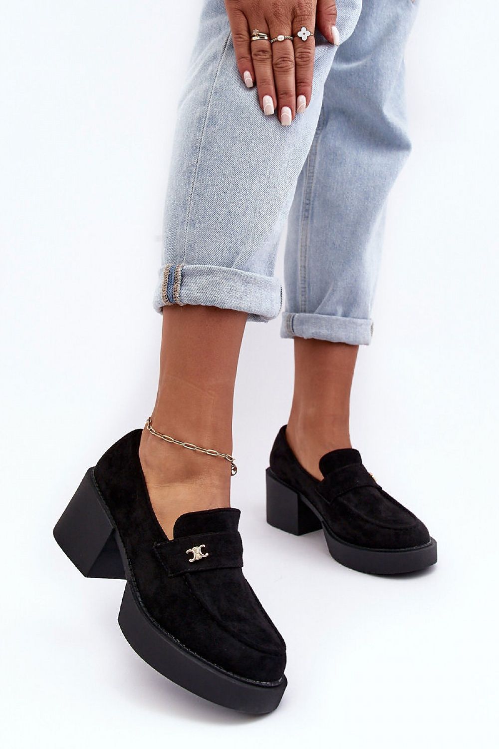 Heeled low shoes Step in style