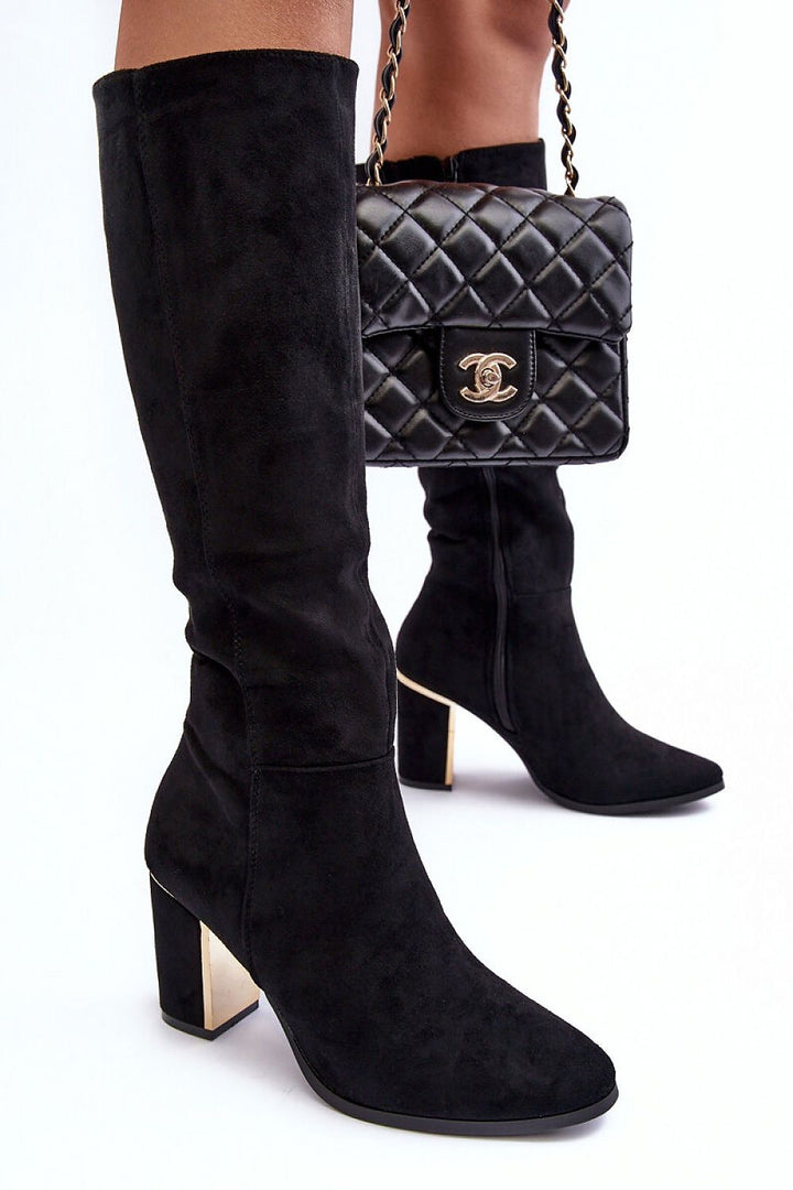 Heel boots Step in style