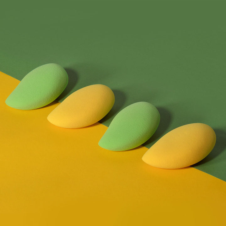🥭💄 Little Mango Makeup Egg Set – Creative Soft Beauty Sponge (3PCS Wet & Dry Blender)