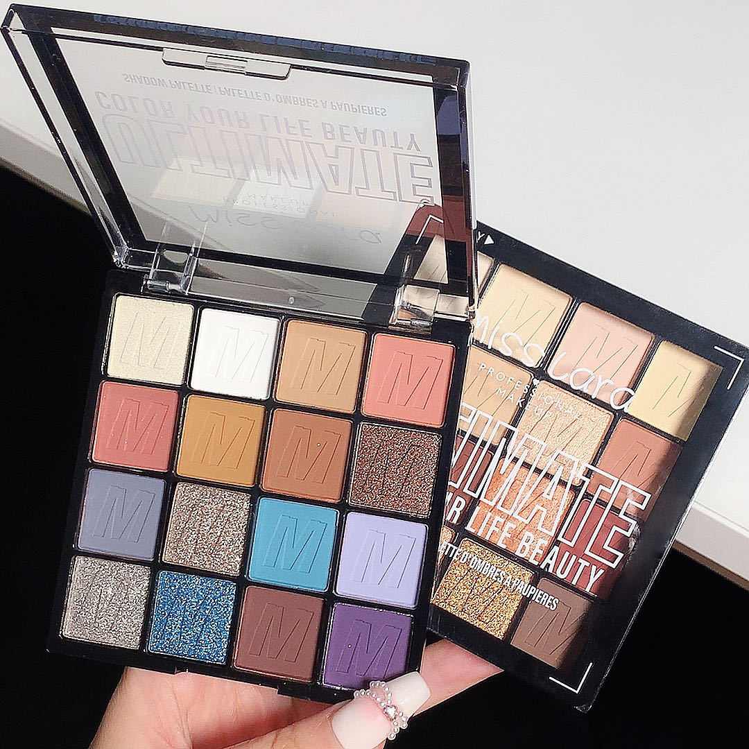 ✨ Pearl Waterproof Matte Eyeshadow Palette – Multi-Color Long-Lasting Makeup Set ✨