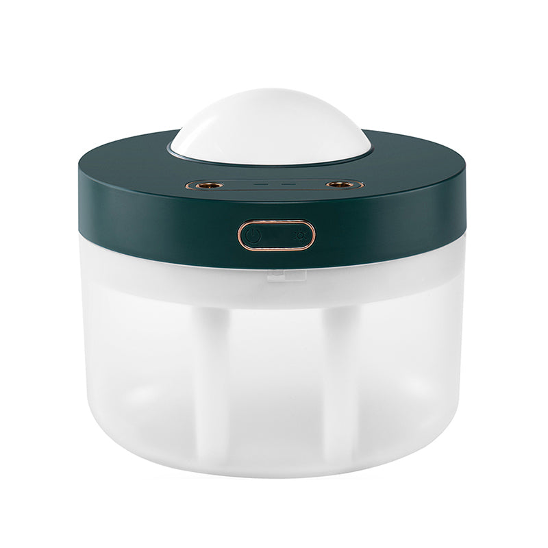 🌙💧 Projection Humidifier | Rotating Night Light + Dual Spray Mist Maker