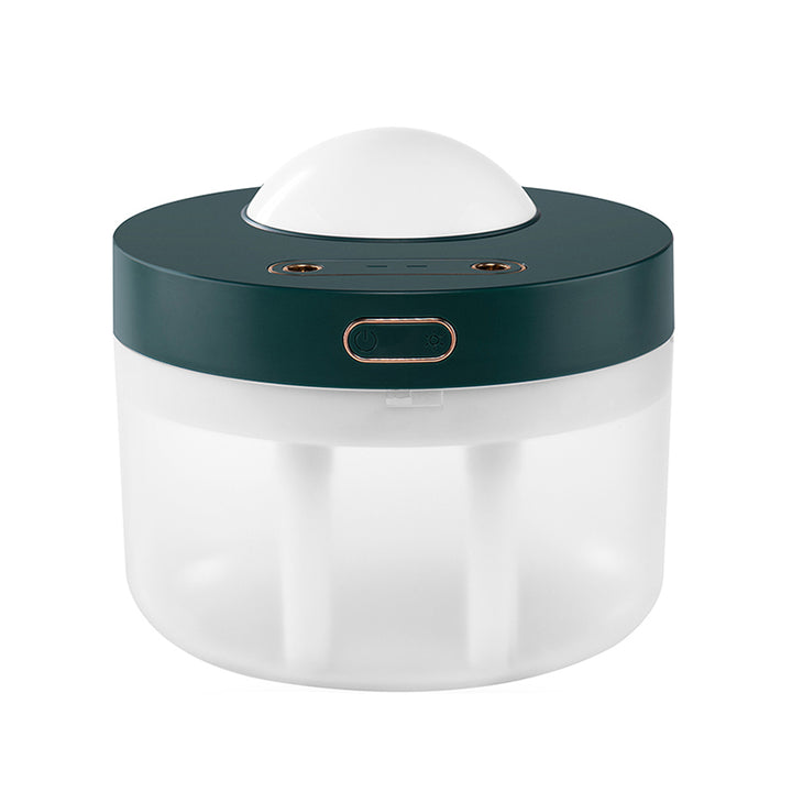 🌙💧 Projection Humidifier | Rotating Night Light + Dual Spray Mist Maker