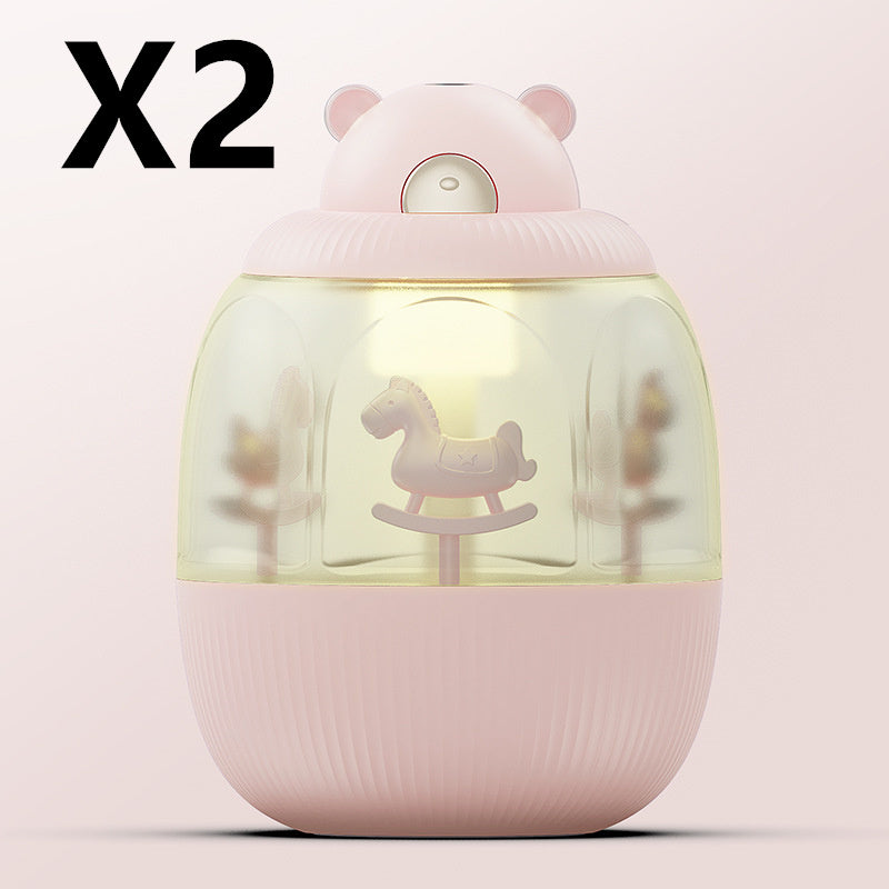 🌙💧 USB Mini Sleeping Humidifier | Portable Quiet Mist Diffuser 🌿✨