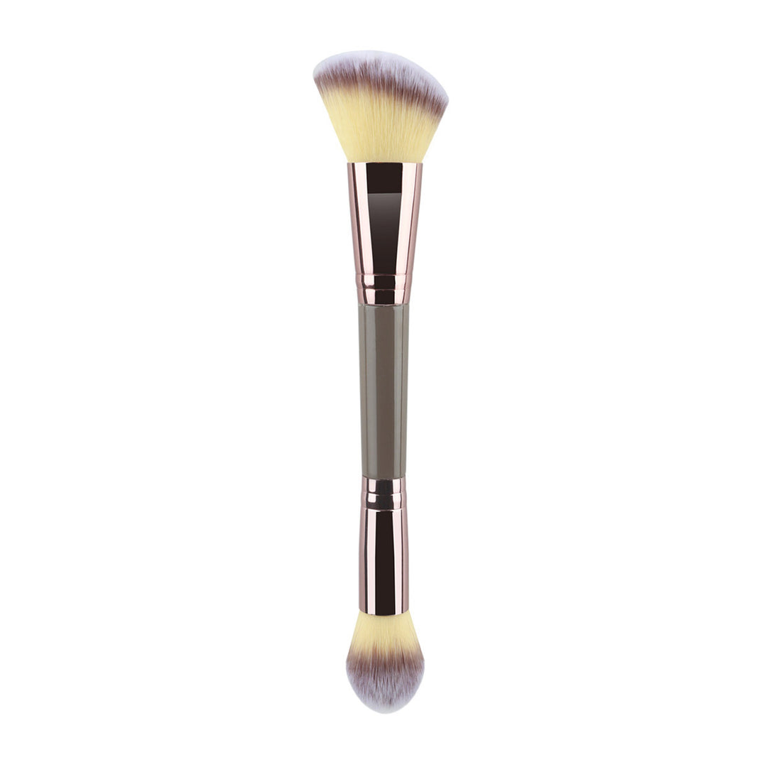 ✨ 3-Piece Double-Ended Makeup Brush Set — Soft Foundation & Shading Tools 💄