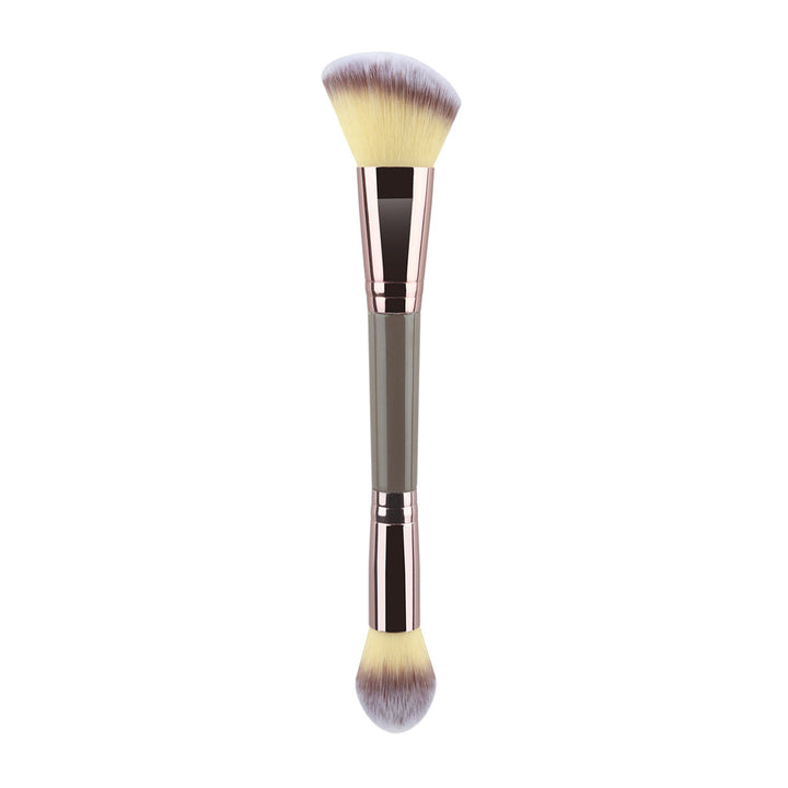 ✨ 3-Piece Double-Ended Makeup Brush Set — Soft Foundation & Shading Tools 💄