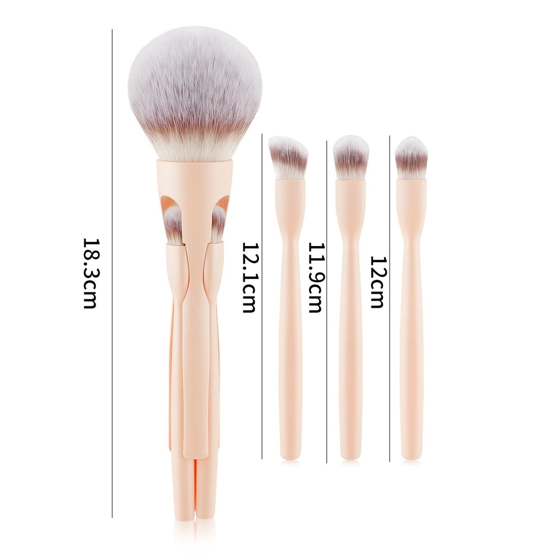 🖌️ 4-in-1 Magnetic Makeup Brush – Multi-Function Tool for Powder & Eyeshadow ✨