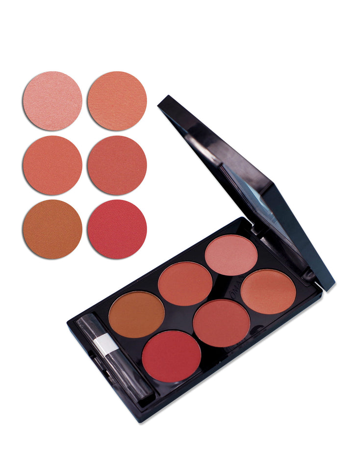 💖 Multi-Color 6-Shade Blush & Contour Makeup Palette – Face Repair & Sculpting Kit (15g) ✨