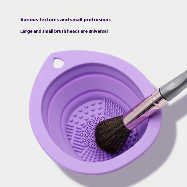 ✨ Folding Silicone Makeup Brush Cleaning Pad — Beauty Washing Tool 💄🧼