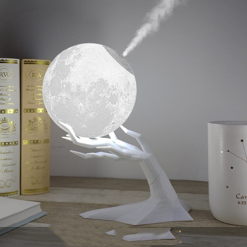 🌙💧 Moon Light Humidifier | Aromatherapy Night Lamp INS Style ✨