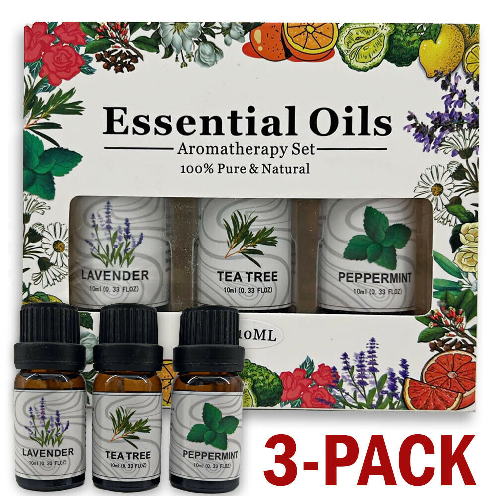 ✨ Water-Soluble Aromatherapy Essential Oils Set — 3 × 10ml 🌿💧