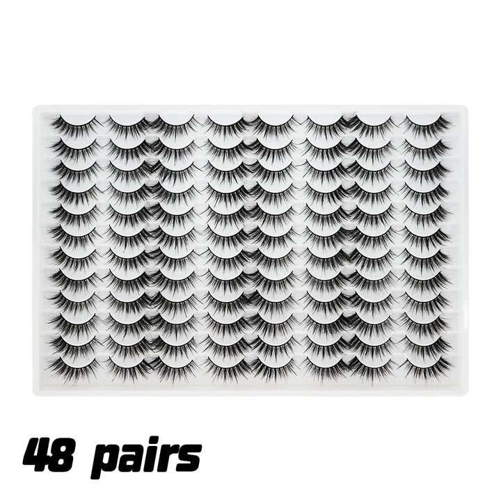 👁️✨ 3D Multi-Layered False Eyelashes – Soft Realistic & Comfortable Reusable Lashes