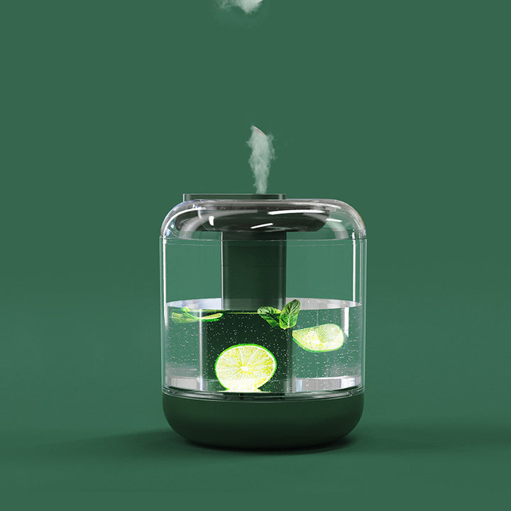 🍋💧 New USB Night Light Humidifier | 1L Fruit & Petal Infuser (Type-C)