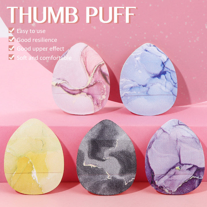 💄✨ Mini Finger Puff Foundation Powder Set | Soft Makeup Application Sponges