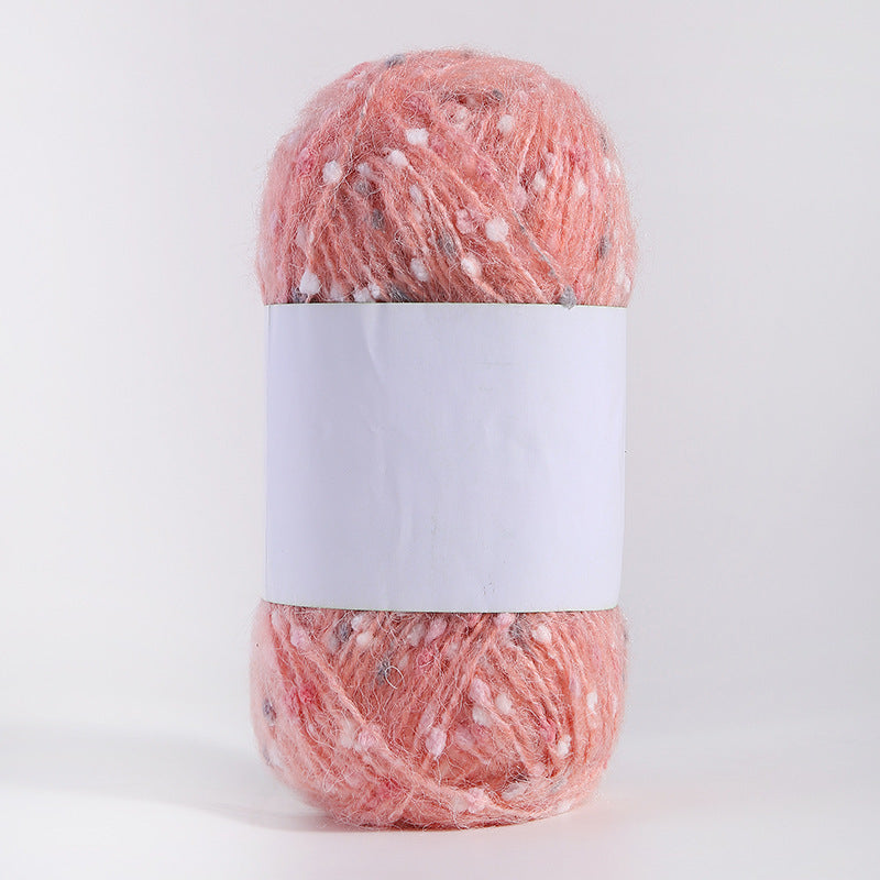Colored Mohair Knitting Yarn – Soft Hand Woven Mohair Thread for Sweaters, Scarves & DIY Crafts