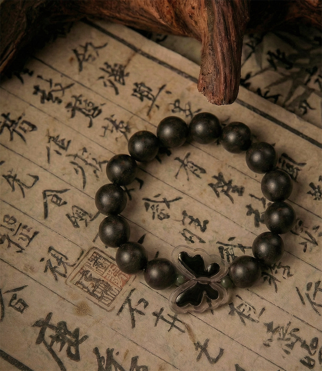 Chinese Herbal Bead Bracelet – Lightweight Traditional Wellness Jewelry