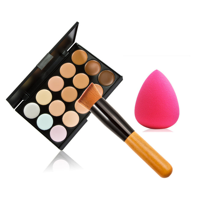 🎯 15-Color Concealer & Foundation Palette – Professional Correcting & Repair Cream Kit ✨