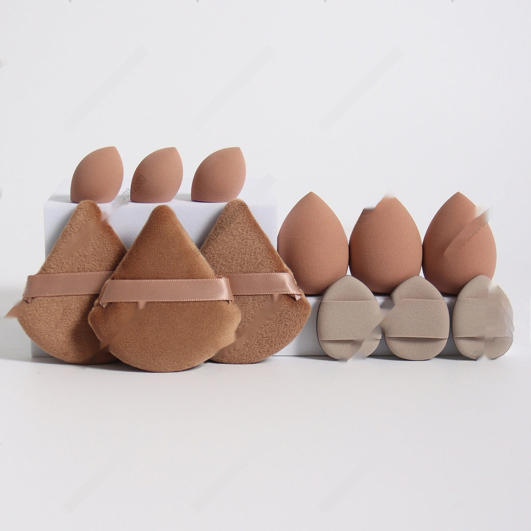 🥚💄 12-Piece Makeup Sponge Puff Set – Soft Beauty Blender Kit (Wet & Dry Use)