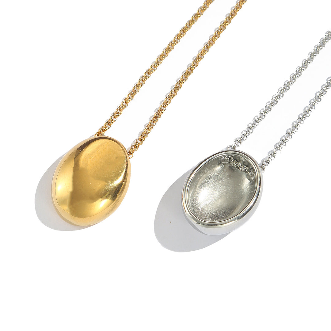 Stylish Minimalist Unisex Necklace – Stainless Steel Geometric Pendant