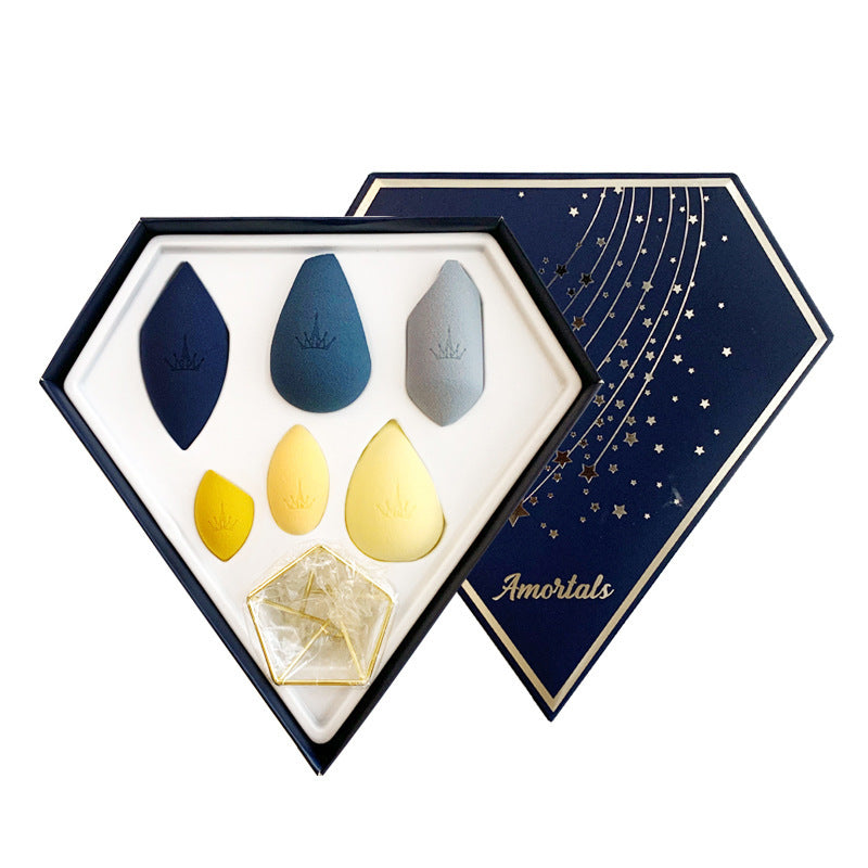 💄✨ Makeup Sponge Air Cushion Puff Set | Super Soft Beauty Egg Collection (6PCS)
