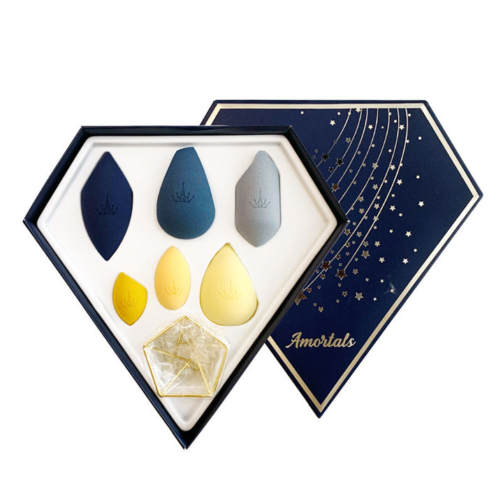 💄✨ Makeup Sponge Air Cushion Puff Set | Super Soft Beauty Egg Collection (6PCS)