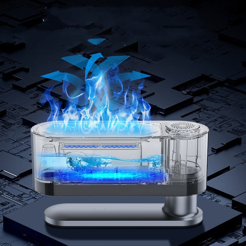 🔥🌿 Household Flame Aromatherapy Humidifier | High Mist Volume Air Diffuser