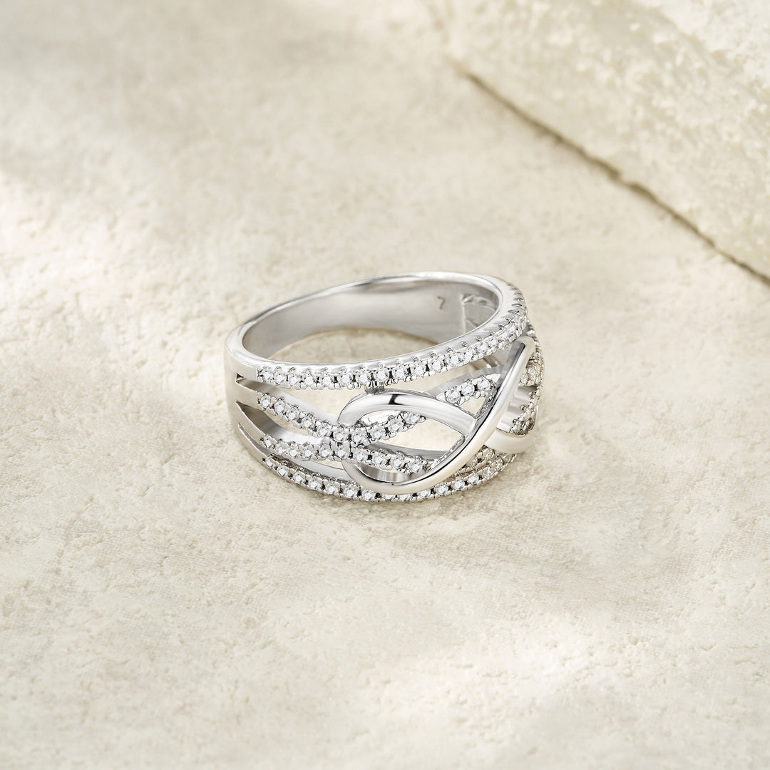 💍 Minimalist Moissanite Ring – Platinum-Plated S925 Silver (5.7g, Sizes 5–9) 💍