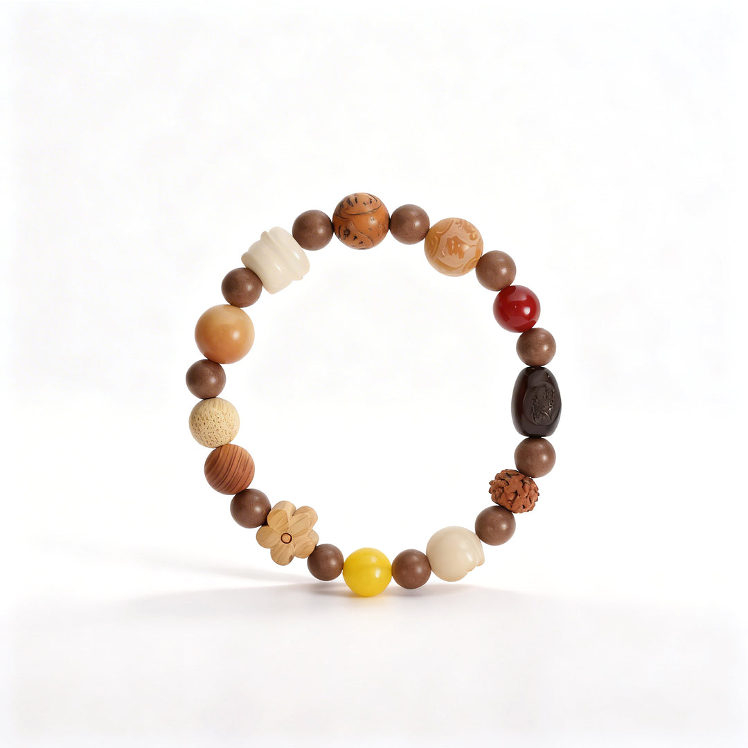 Chinese Herbal Bead Bracelet – Lightweight Traditional Wellness Jewelry