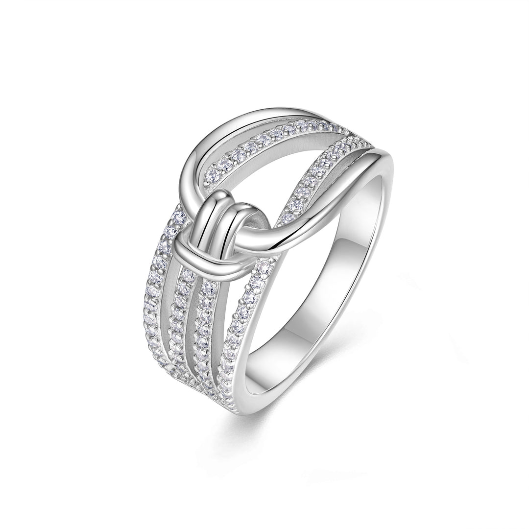 💍 Minimalist Moissanite Ring – Platinum-Plated S925 Silver (5.4g, Sizes 5–9) 💍