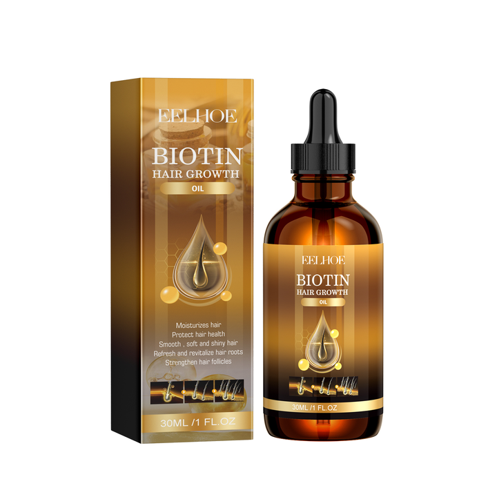 ✨ Nourishing & Soothing Hair Care Essential Oil — Biotin Formula 💆‍♀️🌿