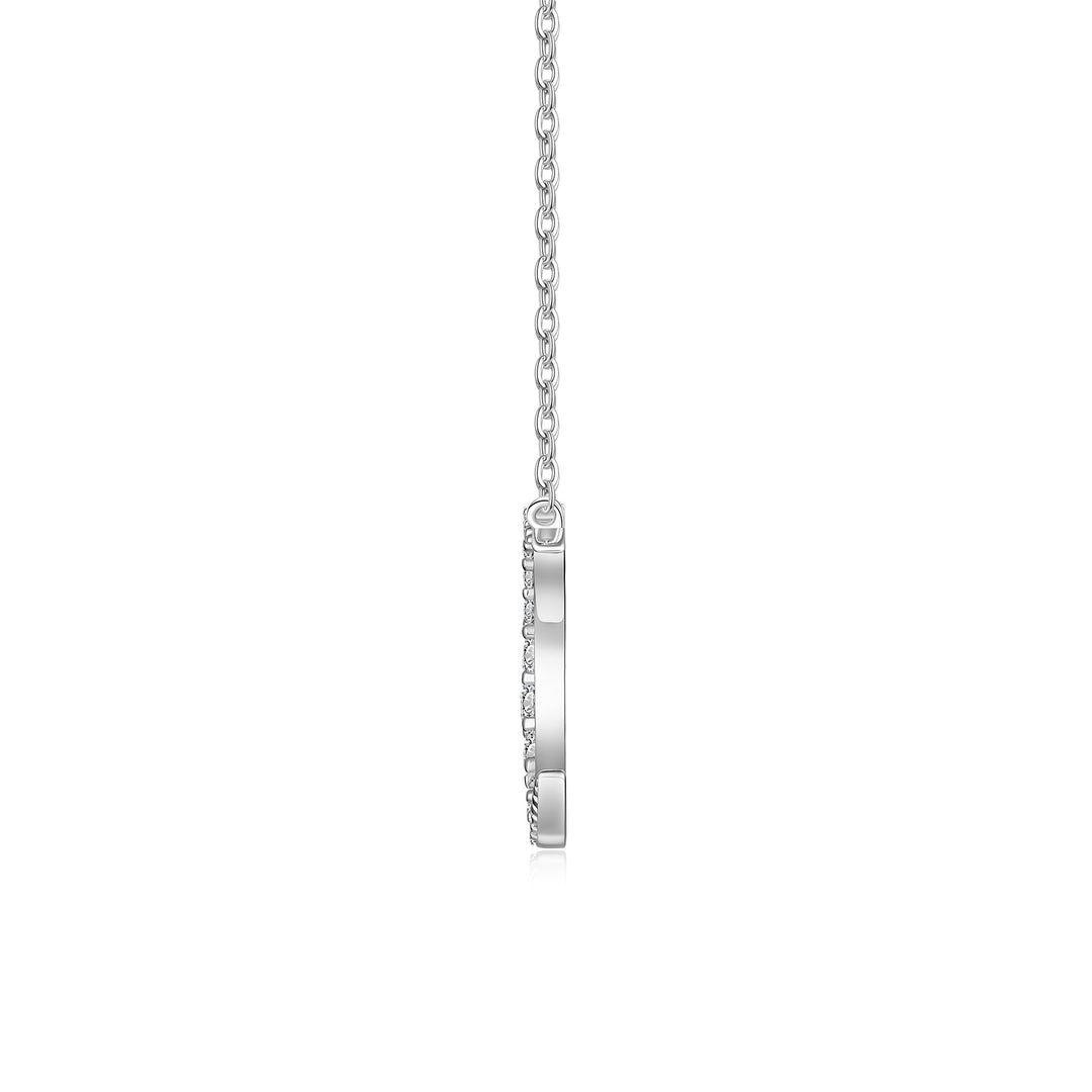 Luxury Minimalist Moissanite Pendant Necklace – Gold-Plated S925 Silver