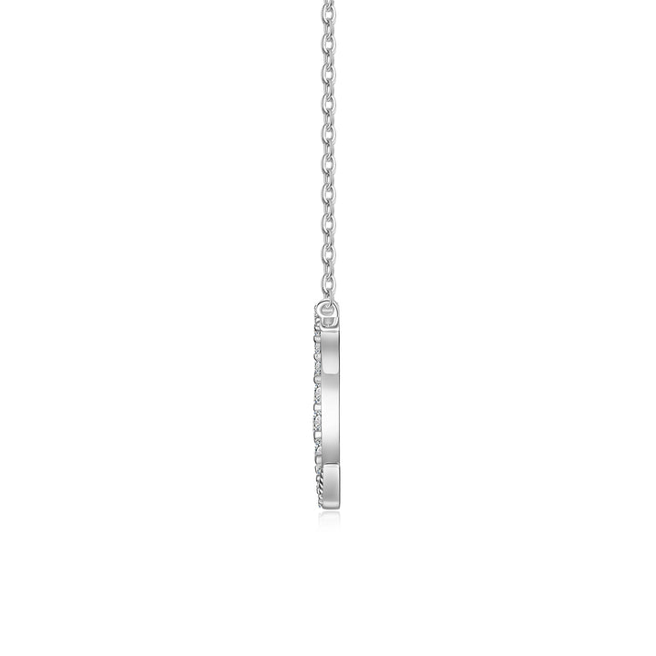 Luxury Minimalist Moissanite Pendant Necklace – Gold-Plated S925 Silver