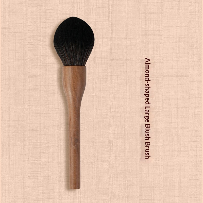 ✨ H Set Vintage Black Walnut Makeup Brush Set — 24-Piece Luxury Kit 💄🌿