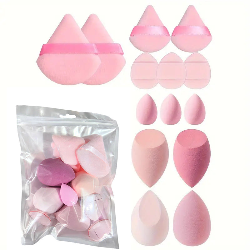 💄✨ 14-Piece Ultra-Soft Makeup Sponge Set