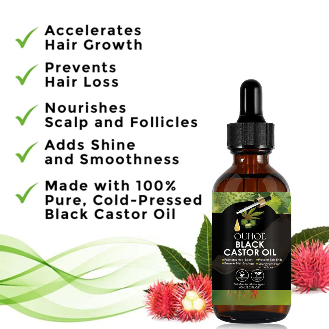 ✨ Repair & Softening Hair Care Oil — Castor Oil Concentrate (60ml) 💆‍♀️🌿