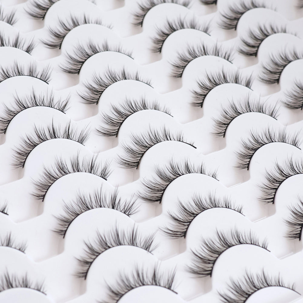 👁️✨ 3D False Eyelashes – Multi-Layered Realistic Soft & Comfortable Lashes