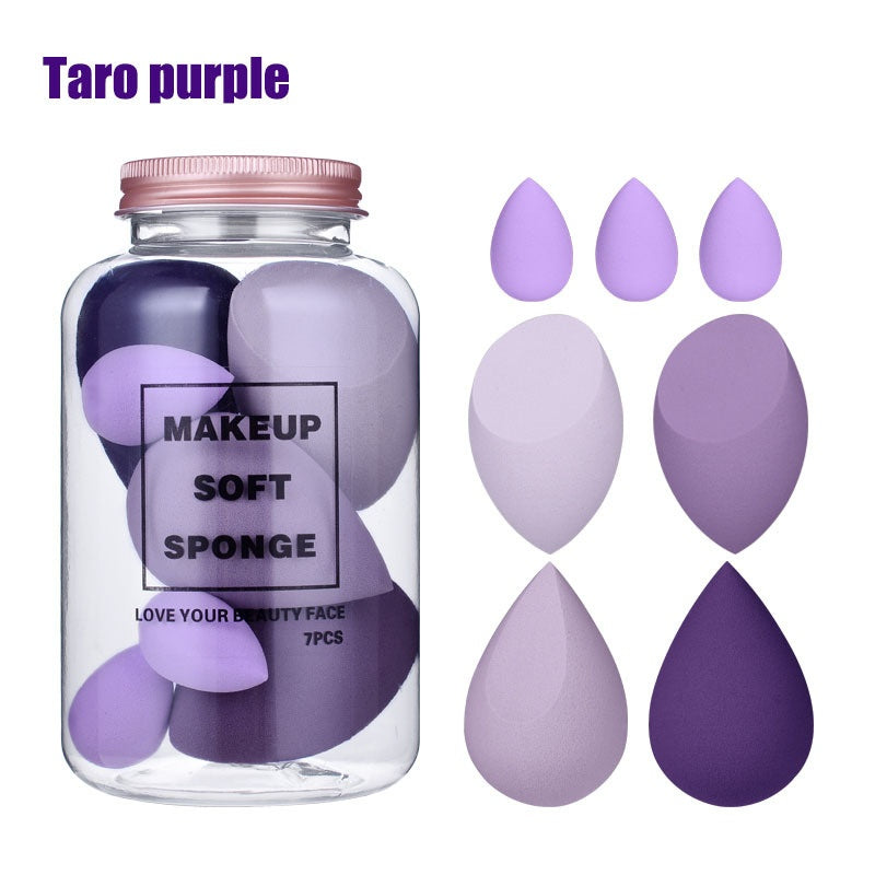 💄✨ Foreign Trade Makeup Puff | 7PCS Canned Drift Bottle Beauty Egg Set