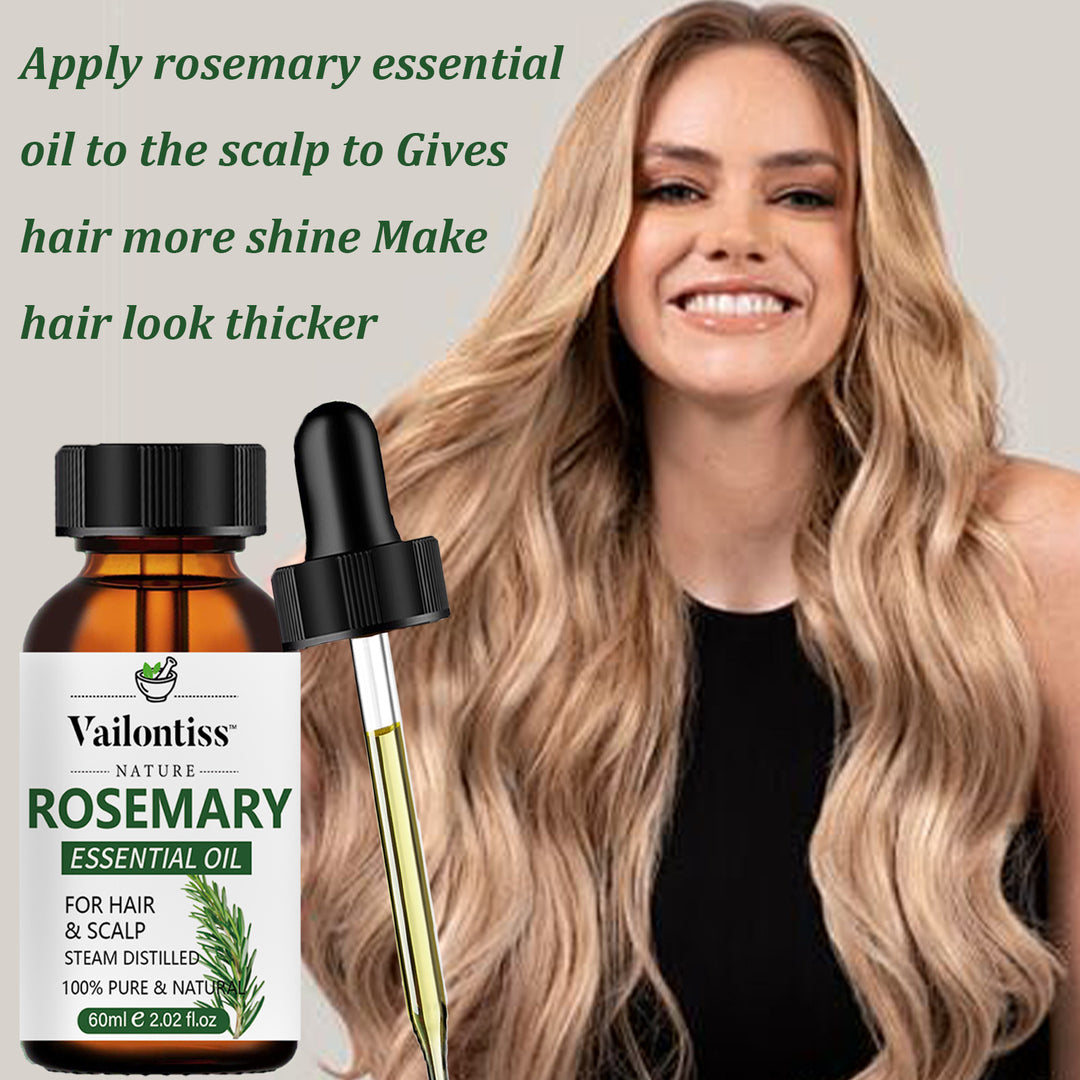 ✨ Rosemary Hair Care Essential Oil — Strengthening Hair Oil (60ml) 💆‍♀️🌿