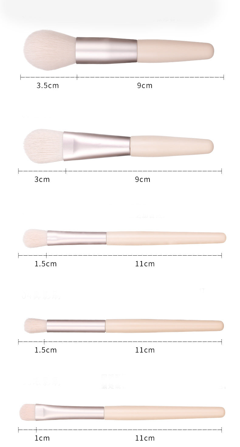 ✨ Simple Soft Hair Makeup Brush Set — your everyday beauty essential 💄