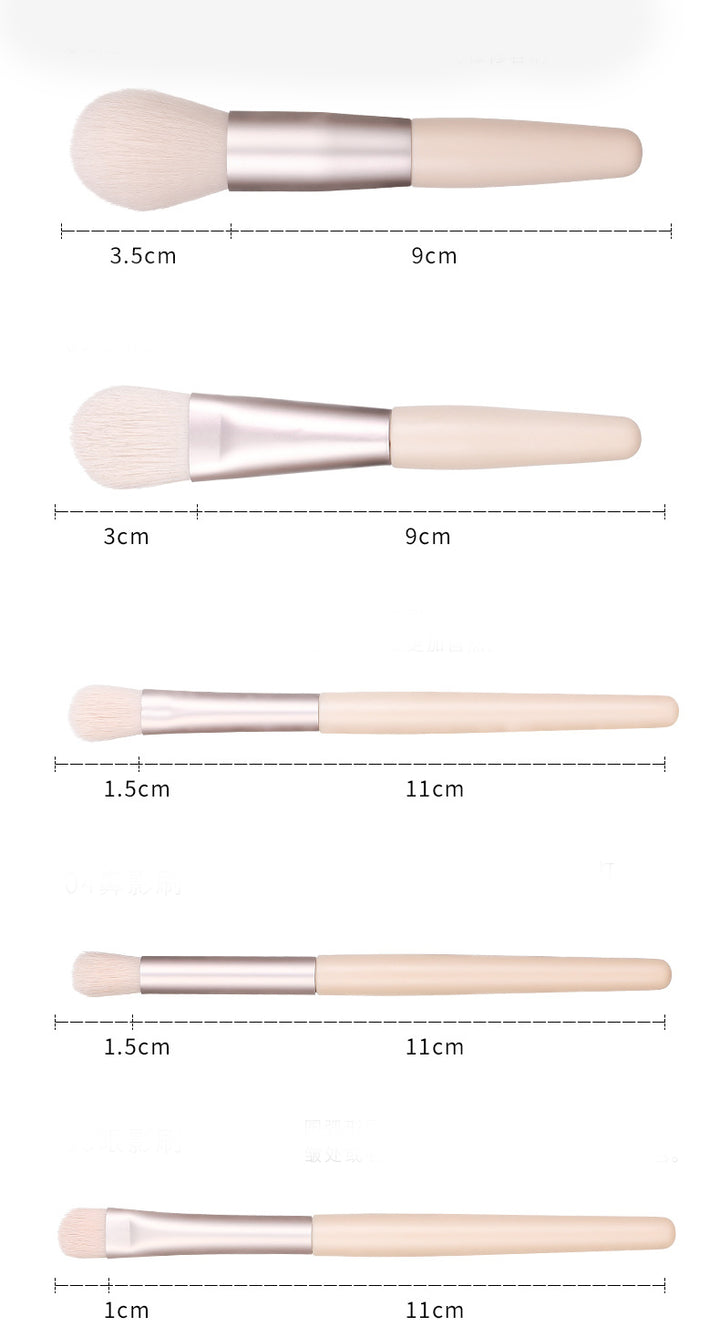 ✨ Simple Soft Hair Makeup Brush Set — your everyday beauty essential 💄