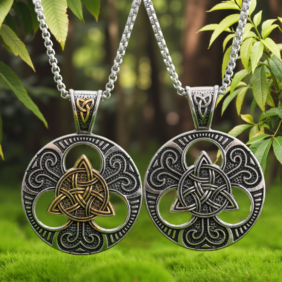 Unisex Vintage Viking Necklace – Nordic Style Metal Pendant Jewelry