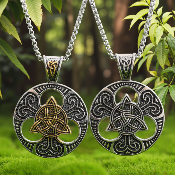 Unisex Vintage Viking Necklace – Nordic Style Metal Pendant Jewelry
